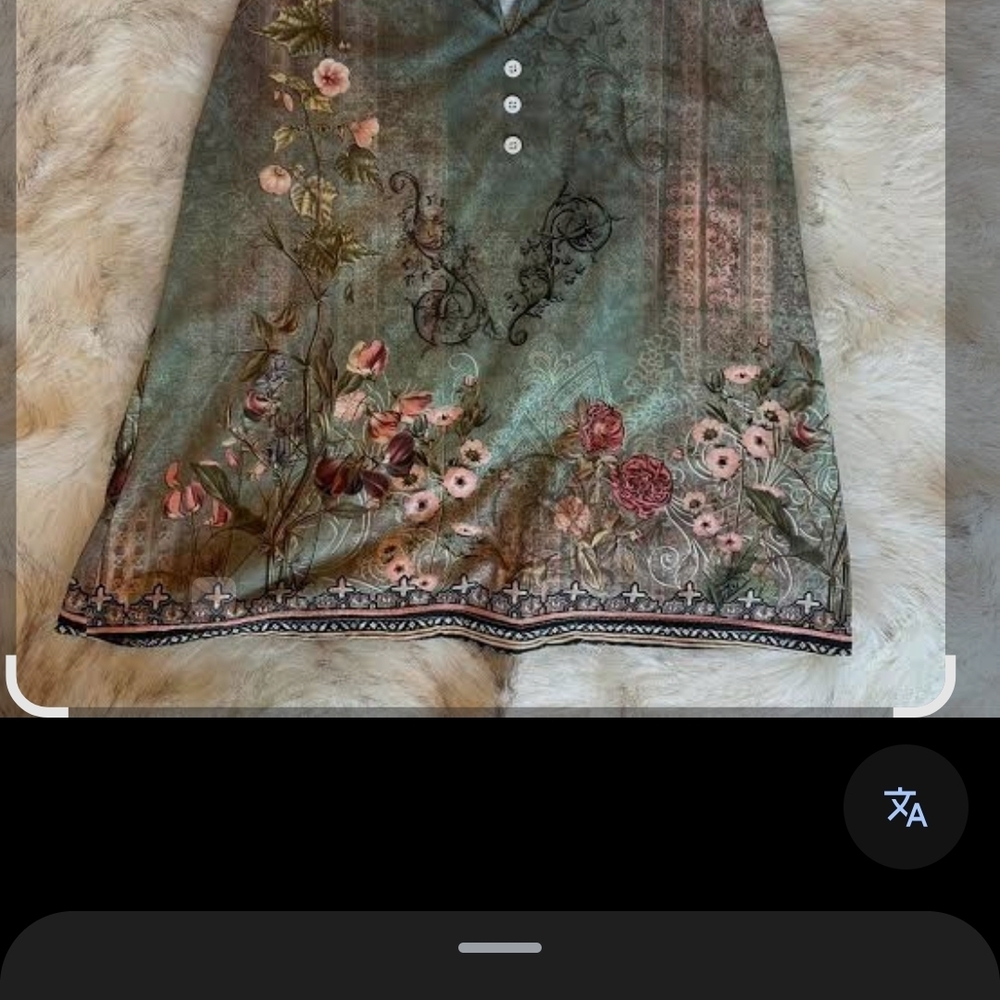 noracora M Floral Whimsy Fairy Romantic Mermaid Tank -Rhinestones Wearable Art - Picture 5 of 14